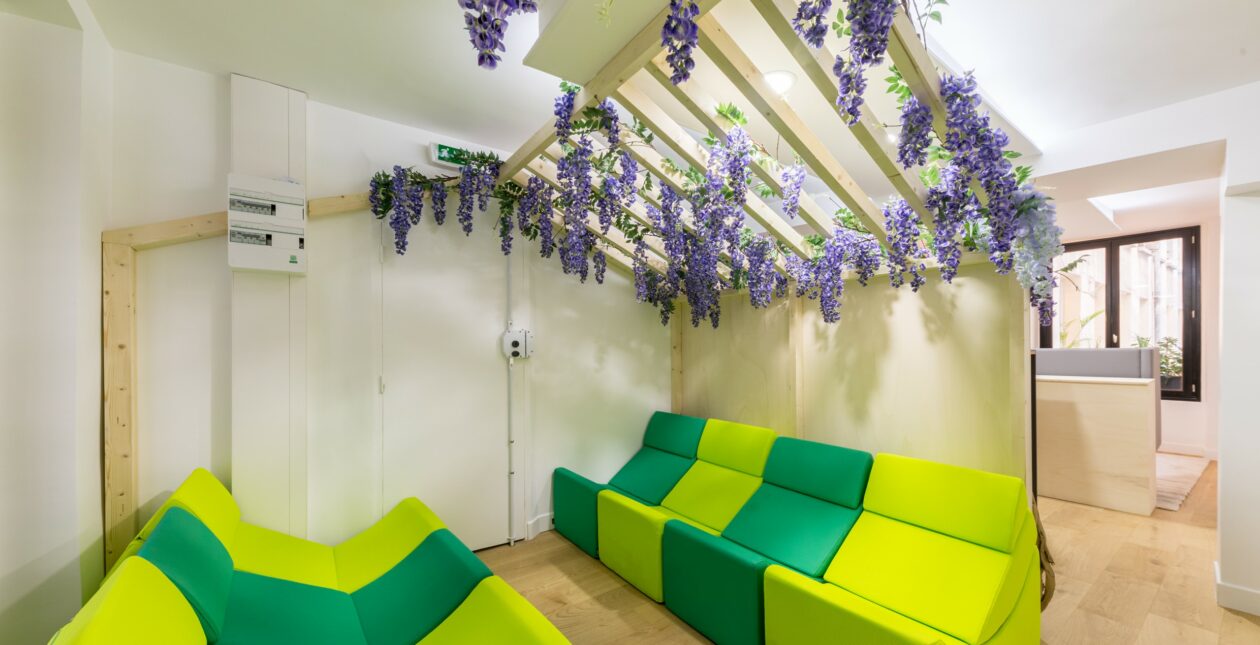 Espace détente pour salariés + végétalisation - Cardiologs - Paris