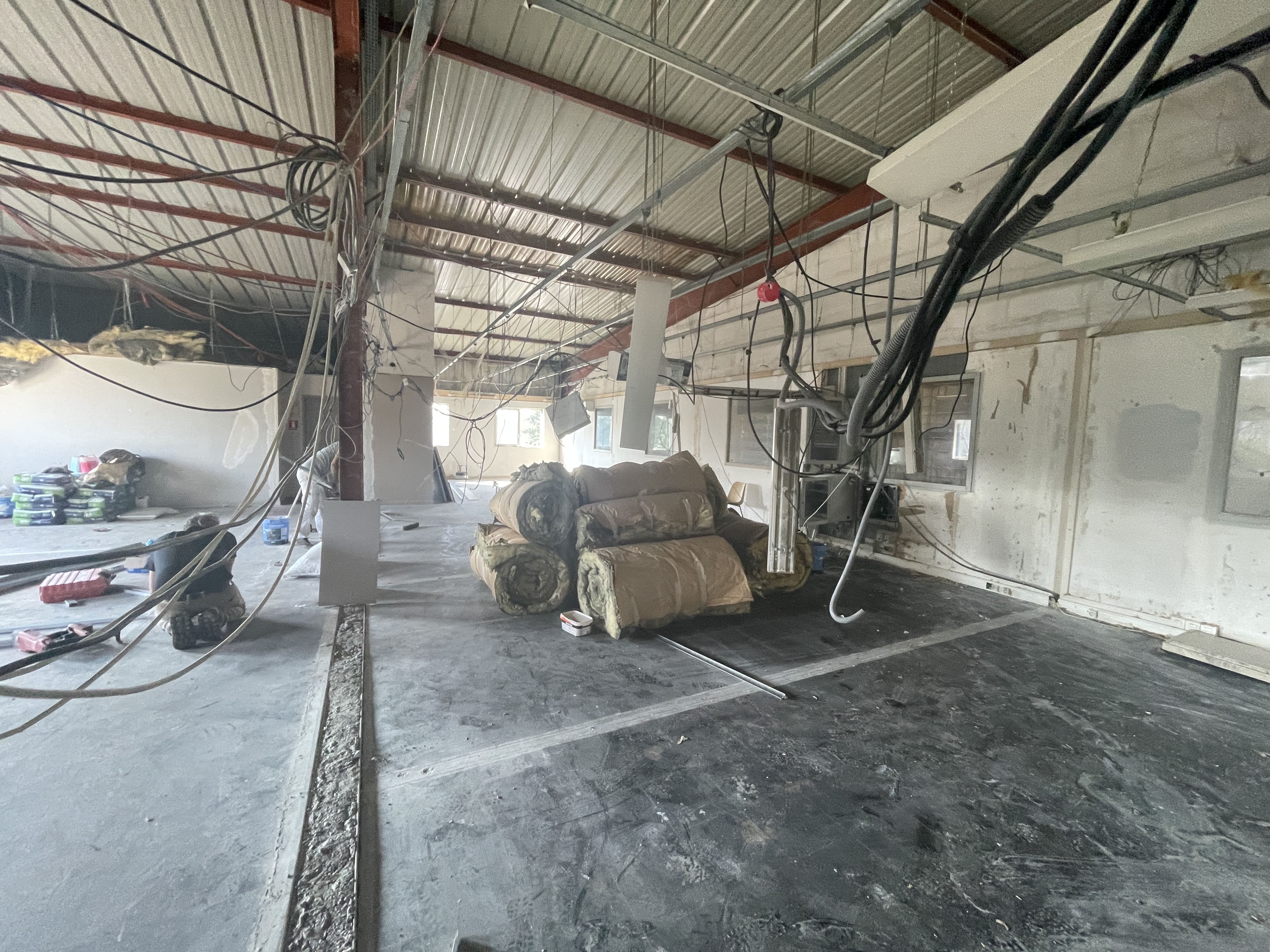 travaux aménagement de bureaux pour Guyon à Goussainville