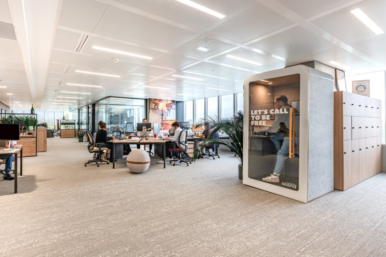 GRAPE HOSPITALITY - Open-plan office design - Courbevoie - Hauts-de-Seine